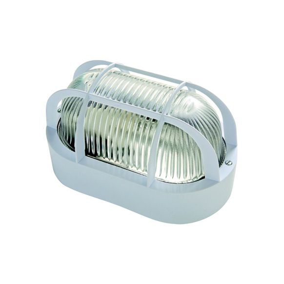 APLIQUE OVAL IP-44 E-27 60W BLANCO